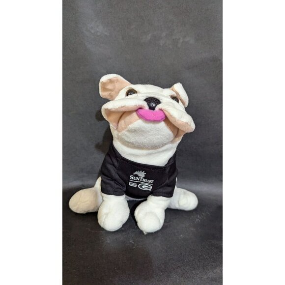 SunTrust UGA Bulldog Plush Dog Soft Toy With Black Shirt - Picture 8 of 10